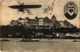 T2/T3 1910 Budapest I. Bleriot Repülőgépe A Királyi Várnál - Ohne Zuordnung