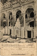 T2/T3 1902 Budapest V. Igazságügyi Palota Lépcsőháza, Belső. Divald Károly 39. Sz. (EK) - Ohne Zuordnung