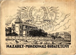 T3 1950 Budapest XXII. Budatétény, Názáret Missziósház 1924-1949 (szakadás / Tear) - Unclassified