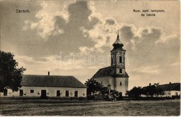 T2 1933 Zaránk, Római Katolikus Templom és Iskola. Kiadja A Hangya Fogyasztási Szövetkezet - Ohne Zuordnung