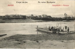 T2/T3 Alvinc, Vintu De Jos; Pe Valea Murasului / Kompátkelés A Maroson / Ferry Crossing The Mures River (EK) - Non Classés