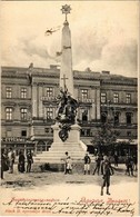 T2 1901 Arad, Szentháromság Szobor, 1848-1849 Múzeum, Színházi étterem / Trinity Statue, Museum, Theatre Restaurant - Non Classificati