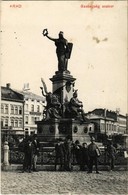 T2 1912 Arad, Szabadság Szobor, Aradi Kereskedők Köre, Wimmer Albert órás és ékszerész, Ries J. Társa és Hammer Vilmos ü - Ohne Zuordnung