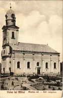 T3/T4 1940 Érmihályfalva, Valea Lui Mihai; Biserica Ref. / Református Templom. Kiadja Goldstein / Calvinist Church (ázot - Non Classés