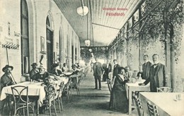 T2/T3 Félixfürdő, Baile Felix; Vendéglő Terasza, Pincérek. Singer Ferenc Kiadása / Restaurant Terrace, Waiters (EK) - Ohne Zuordnung