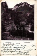T3 1901 Herkulesfürdő, Baile Herculane; Cserna. Kiadja R. Krizsány / Cerna River (kopott Sarkak / Worn Corners) - Ohne Zuordnung