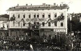 T2 1940 Marosvásárhely, Targu Mures; Bevonulás, Boskovics üzlete, City Cukrászda / Entry Of The Hungarian Troops, Shops, - Ohne Zuordnung