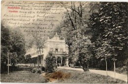 T2/T3 1906 Menyháza, Moneasa; Fürdőház / Spa, Bathing House (EK) - Ohne Zuordnung
