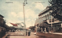 ** T1 Nagykároly, Carei; Deák Ferenc Tér. Eigner Simon Kiadása / Square - Ohne Zuordnung