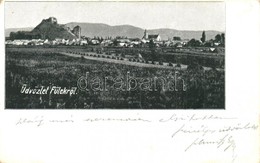 T2/T3 1903 Fülek, Filakovo; Vár / Filakovsky Hrad / Castle (kopott Sarkak / Worn Corners) - Sin Clasificación