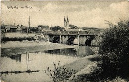 T2/T3 1938 Ipolyság, Sahy; Híd, Templom. Kiadja Neumann / Bridge, Church (EK) - Ohne Zuordnung