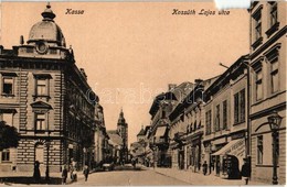 ** T4 Kassa, Kosice; Kossuth Lajos Utca, Bradovka Gyula üzlete / Street, Shops (b) - Zonder Classificatie