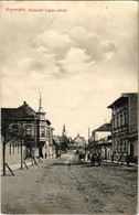 T2/T3 1912 Késmárk, Kezmarok; Kossuth Lajos Utca. Kiadja Feitzinger Ede No. 530a / Street View (EK) - Ohne Zuordnung
