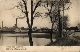 T2 1911 Magyarfalu, Magyarfalva, Ungeraiden, Ungereigen, Uhorská Ves, Záhorská Ves; Ansicht Der Zuckerfabrik / Cukorgyár - Ohne Zuordnung