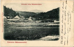 T2/T3 1899 (Vorläufer!) Máramaros, Maramures; Kincstári Telep. Mayer és Berger Kiadása / Treasury Colony  'SÁRKÖZÚJLAK'  - Zonder Classificatie