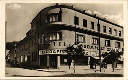 T2 Rahó, Rakhiv (Máramaros); Budapest Szálló és étterem, Dohány Nagy áruda üzlete és Kiadása / Hotel, Restaurant, Tobacc - Non Classificati