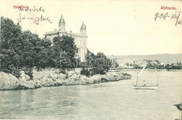 T2 1908 Abbazia, Opatija; Südstrand . Divald Károly 1842-1908. - Ohne Zuordnung