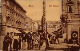 * T2/T3 Fiume, Rijeka; Molo Adamich, Hotel Europa Cafe. W.L. (?) 908. - Non Classificati