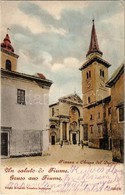T2 1900 Fiume, Rijeka; Piazza E Chiesa Del Duomo - Unclassified