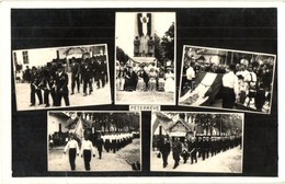 T2/T3 1943 Péterréve, Backo Petrovo Selo; Országzászló és Hősi Emlékszobor Avatási ünnepsége / Inauguration Of The Hunga - Zonder Classificatie