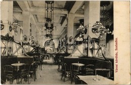 T2/T3 1913 Szabadka, Subotica; Városi Kávéház, Belső / Cafe Interior (EK) - Non Classés