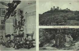 T3 Léka, Lockenhaus; Vár, Pálkút, Múzeum Belső / Castle, Museum Interior, Well (ázott Sarok / Wet Corner) - Unclassified