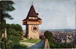 T2 Graz, Uhrturm Am Schloss / Clock Tower At The Castle - Non Classés