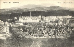 ** T1 Graz, St. Leonhard; Neues Landes-Krankenhaus / Hospital With Cemetery - Ohne Zuordnung