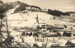 T2 Hainfeld, General View In Winter, Church. Josef Lutter Fotograf 1932. - Sin Clasificación