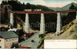 * T2 1906 Mutters, Stubaitalbahn, Viadukt Bei Mutters / Stubai Valley Railway, Narrow Gauge Railway, Viaduct, Tram. Robe - Ohne Zuordnung