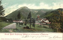 T2 Semmering, Grand Hotel Erzherzog Johann Mit Sonnwendstein. Verlag Heidenhaus Paul / Hotel, Mountain - Ohne Zuordnung