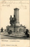 * T2/T3 1905 Blankenberge, Blankenberghe; Le Monument De Bruyne (Rb) - Non Classés
