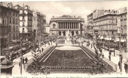 ** T4 Marseille, 'Square De La Bourse Et Monument De Pierre-Puget' / Exchange Square And The Statue Of Pierre-Puget (cut - Zonder Classificatie