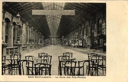 ** T4 Paris, Gare Saint-Lazare, La Salle Des Pas-Perdus / Railway Station Restaurant Interior (cut) - Zonder Classificatie