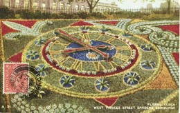 Edinburgh, Festival Floral Clocks (With Liszt) - 2 Pre-1945 TCV Postcards - Non Classés