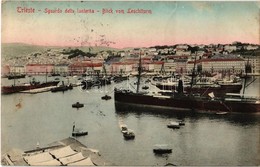 T2/T3 1917 Trieste, Trieszt, Trst; Sguardo Della Lanterna / Blick Vom Leuchtturm / View From The Lighthouse, Port, Harbo - Non Classificati