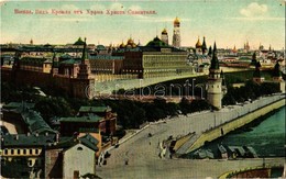 ** T2/T3 Moscow, Moskau, Moscou; View Of The Kremlin From The Cathedral Of Christ The Savior - Zonder Classificatie