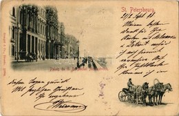 T2/T3 1898 Sankt-Peterburg, Saint Petersburg, St. Petersbourg; Palais Du G. D. Michel Nicolaievitch / Y Grand Duke Micha - Non Classificati