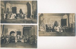 1912 Craiova, Apus De Soare / Sunset (play By Barbu Stefanescu Delavrancea) - 5 Original Photo Postcards With Scenes Fro - Unclassified