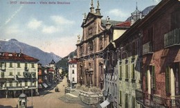 ** T1/T2 Bellinzona, Railway Station, Street, Pello Stato  (fl) - Non Classificati