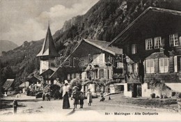 ** T1/T2 Meiringen, Alte Dorfpartie / Old Town - Ohne Zuordnung