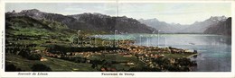 ** T2 Vevey. Souvenir Du Léman. Folding Panoramacard - Ohne Zuordnung