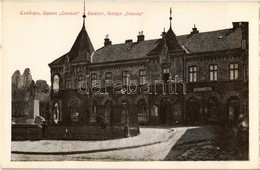 ** T1/T2 Sambir, Szambir, Sambor; Gmach 'Sokola' / Sokol Movement's Building, Shop Of Jan Kramarczuk - Non Classés