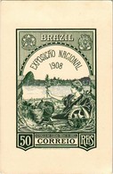 * T2 1908 Brazil, Exposicao Nacional. 50 Reis Correio Estados Unidos Do Brazil / National Exposition Of Brazil, 50 Reis  - Zonder Classificatie