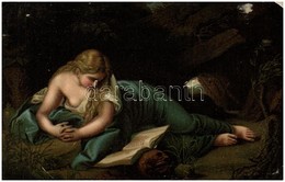 ** T2/T3 Büssende Magdalena / Erotic Art Postcard, K.N.G. Serie 503. S: Pompeo Batoni (EK) - Unclassified