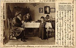 T2/T3 Látogatás A Rabbinál / Besuch Beim Rabbi, Judaica S: J. Kaufmann (EK) - Non Classés