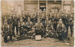 T2/T3 1914 2. Comp. 19. Rgt. Inh. Cacilie Sader / WWI German Military, Soldiers' Group Photo (EK) - Unclassified