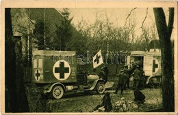 T2/T3 1918 Osztrák-magyar Katonai Mentőautó / Sanitäts-Autokolonne 1915. Weltkrieg 1914-16 Feldpostkarte 24. / WWI K.u.k - Non Classificati