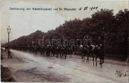 T2 1908 Defilierung Der Kaiserhusaren Vor Sr. Majestät / WWI K.u.K. Military Parade Of Hussars In The Presence Of Empero - Zonder Classificatie