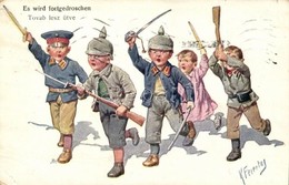 T3 Tovább Lesz ütve / WWI K.u.K. Military, Children, B.K.W.I. 169-7. S: K. Feiertag (EB) - Sin Clasificación